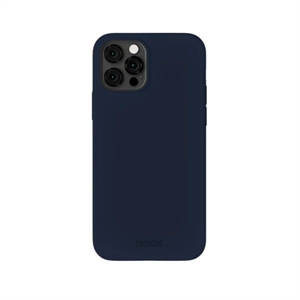 Holdit - Silicone Cover Midnight Blue - iPhone 12 & 12 Pro